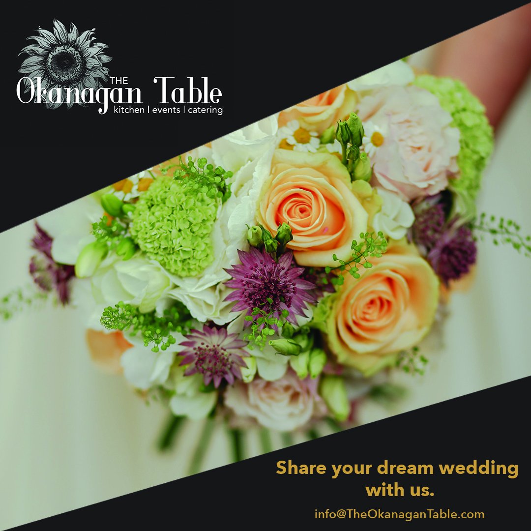 Getting #married this year? Lots of things have changed but the 1 thing that hasn't is our love for good #food.  Maybe your #wedding is a bit smaller than planned but that gives u and us even more opportunity to create a one-of-a-kind #menu for your day.
info@TheOkanaganTable.com