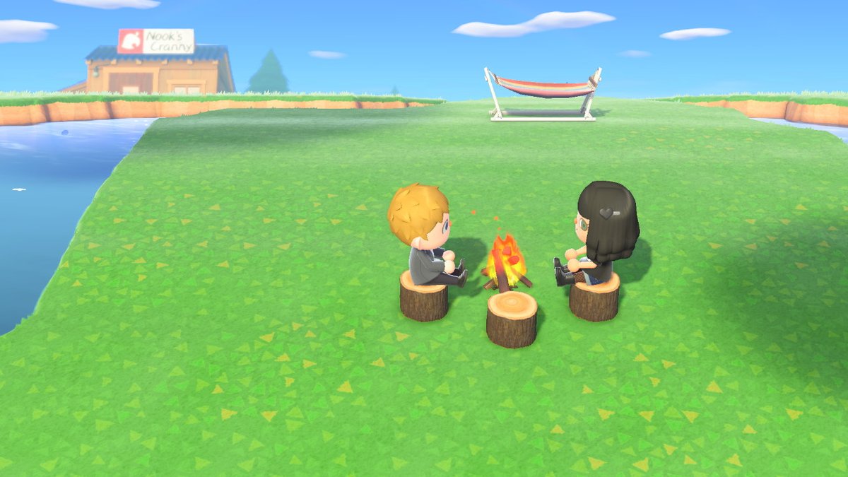 Spookshot's tweet image. Mine and Miranda's first date!  #AnimalCrossing #ACNH #NintendoSwitch