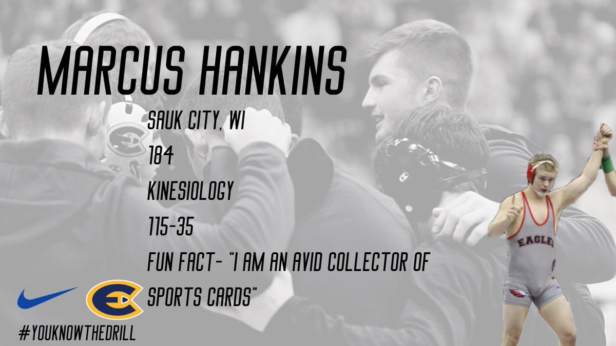UWECWrestling's tweet photo. Let's welcome a sports cad  enthusiast! Marcus Hankins welcome to the Blugold Family!!|#YouKnowTheDrill https://t.co/bNGse6glxy