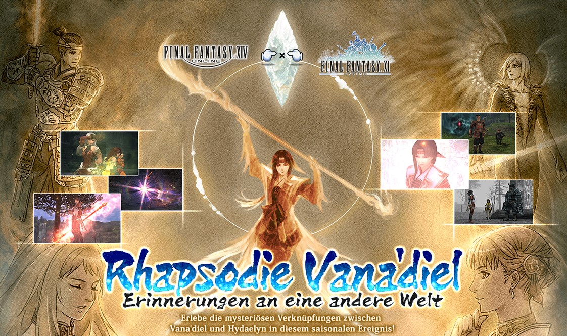ffdojoDE's tweet photo. Final Fantasy XIV: Crossover Event mit Final Fantasy 11 kommt zurรผck! #Crossevent #FFXI #FFXIV #RhapsodieVanadielErinnerungenAnEineAndereWelt - https://t.co/NKd1lNQbW7 https://t.co/KHyBN4ZFaJ