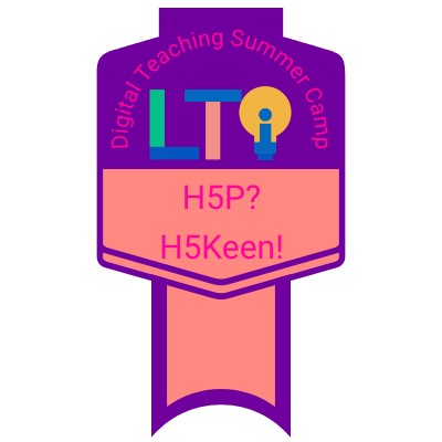 Hey #myTRU, join us for the H5P Summer Camp this afternoon at 1:00pm in the Moodle Help Site for some fun and a badge!