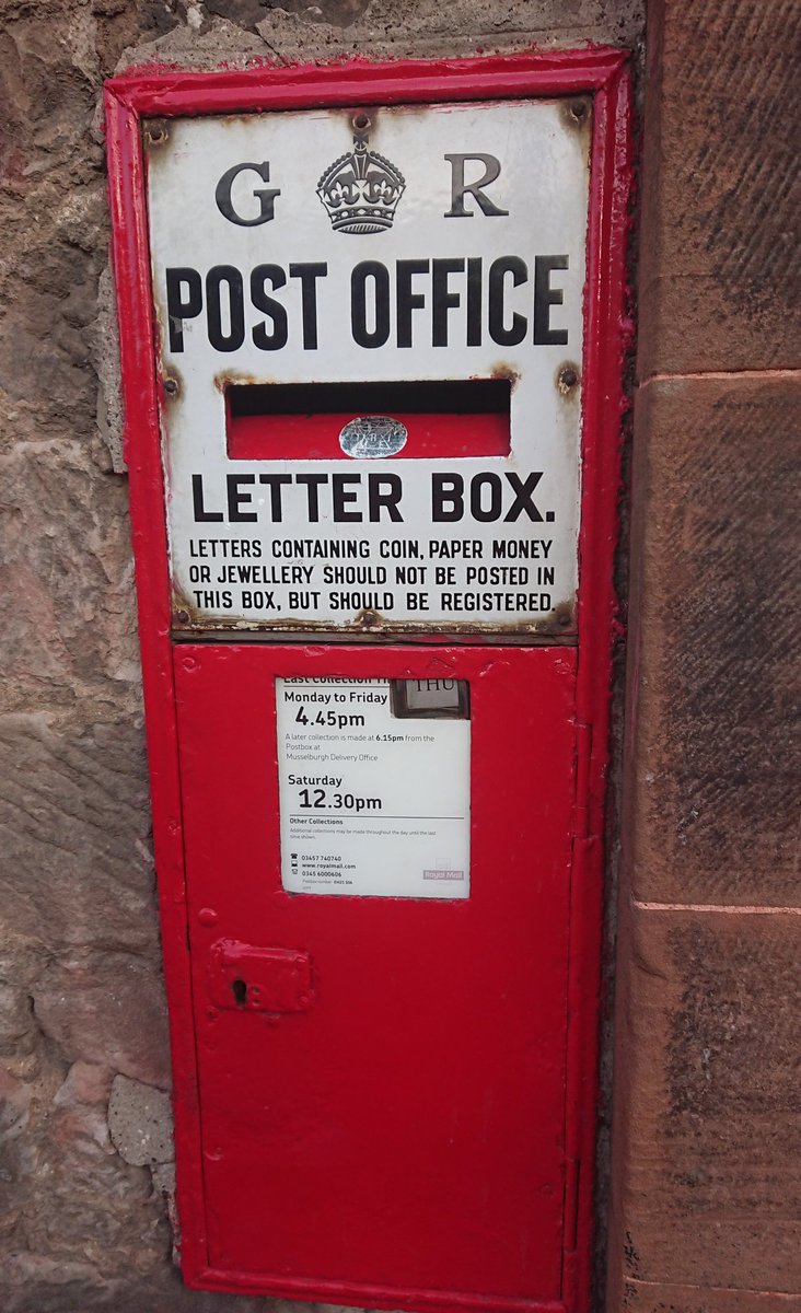 ELOutdoorEd's tweet photo. History - The Royal Cypher on postboxes you see during your postbox challenge indicates who the monarch was when it was installed:
VR –Queen Victoria (1853-1901)
ER VII –Edward VII (1901-1910)
GR –George V (1910-1936)
ER VIII – Edward VIII (1936)
GR VI – George VI ( 1936-1952) https://t.co/FFU038H1sx
