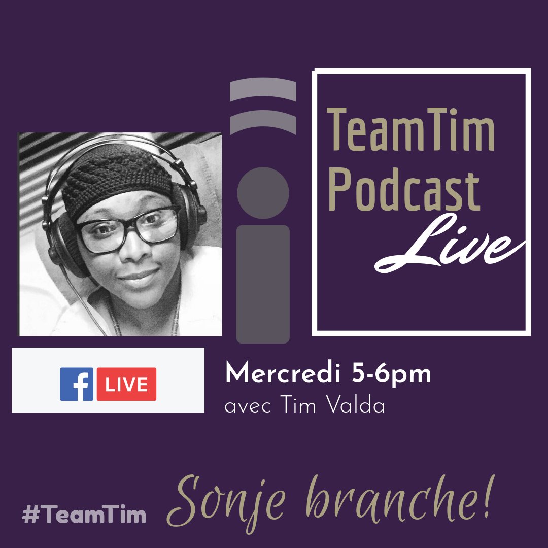 timvalda_'s tweet photo. #TeamTim nou pati! Randevou a kase sou FB.
Live 5-6pm. Map tann ou! https://t.co/2hTz3eihBN