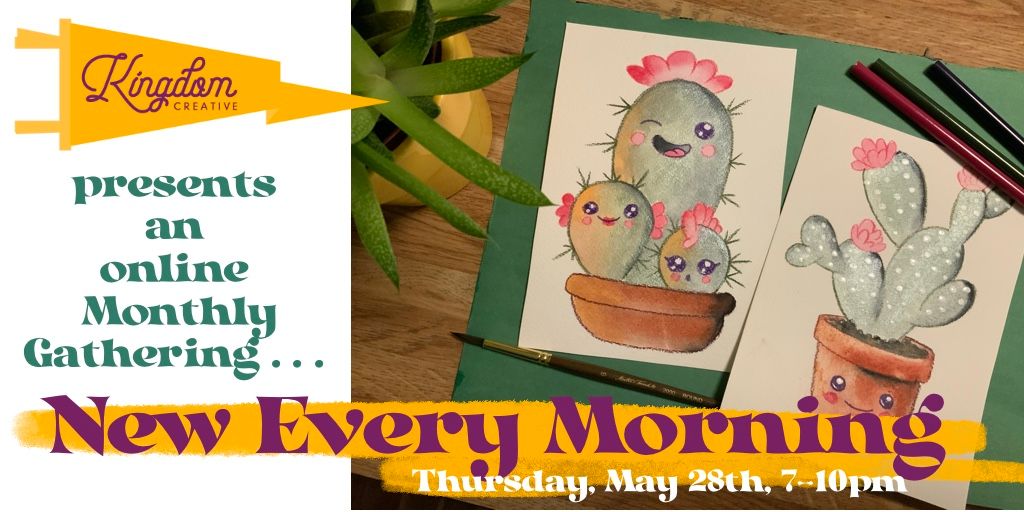 kgdmcreative's tweet photo. Thursday we go Kawaii crazy! REGISTER NOW @eventbrite for Thursday's Gathering on Zoom at 7pm w discussions lead by @casecalvert and a drawing demo with Beau Guenin. We’ll be making cute cacti so grab a pencil or some colored pencils, and your watercolors! https://t.co/urkdJ1VYIm https://t.co/VYVFD9VrBE