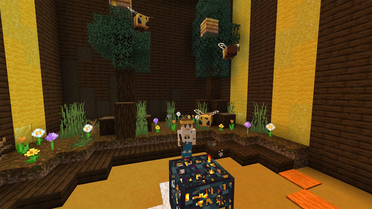 VolcanoSMC's tweet photo. The Skyblock we all love is now GIGANTIC! A unique and stunning world is awaiting you!

+ A classic Skyblock world!
+ Loot-filled mobs and animals!
+ 9 cute Skyblock skins!

Out now on the Minecraft Marketplace!! https://t.co/jkir1IBVi0