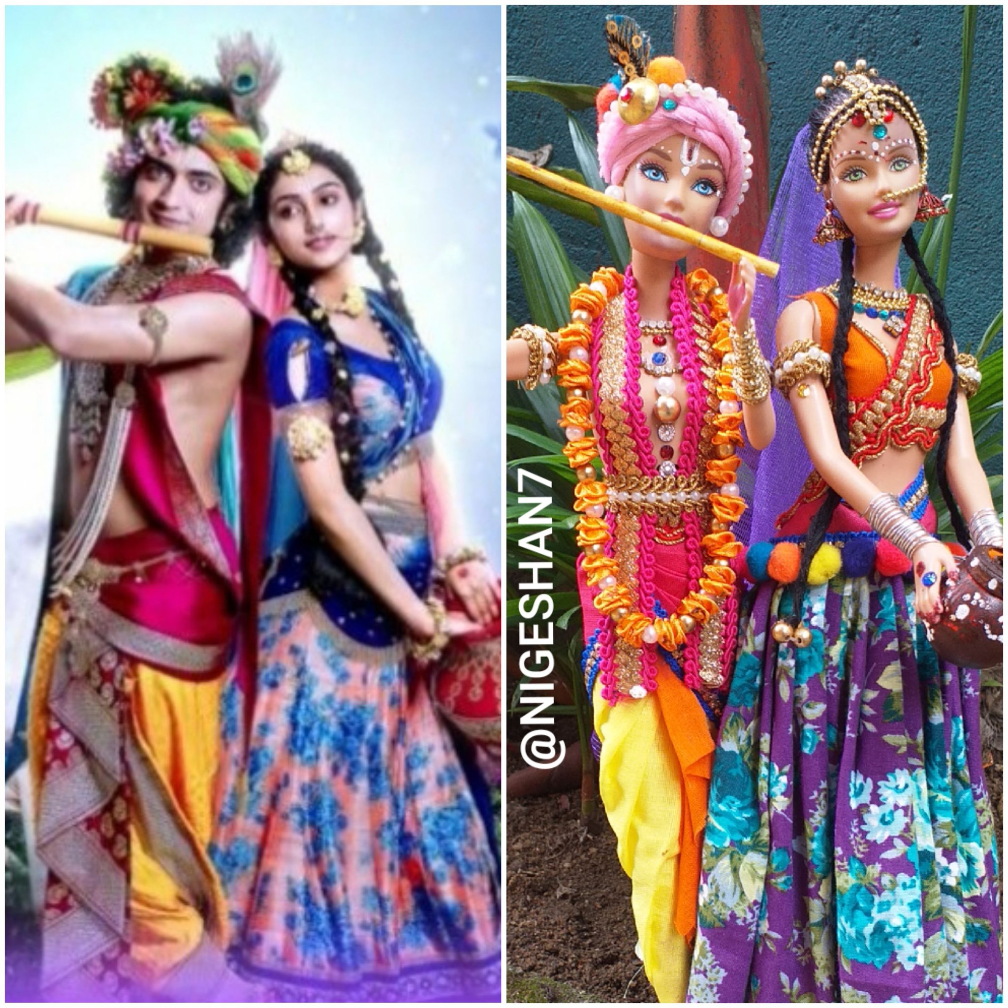 Nigydolls on X Doll version of Radhakrishna serial Actor and Actress radhakrishan radha krishna colorful doll replica sumadian india Serialactress god Krishnafortoday woow https t lATlLBYRJM X