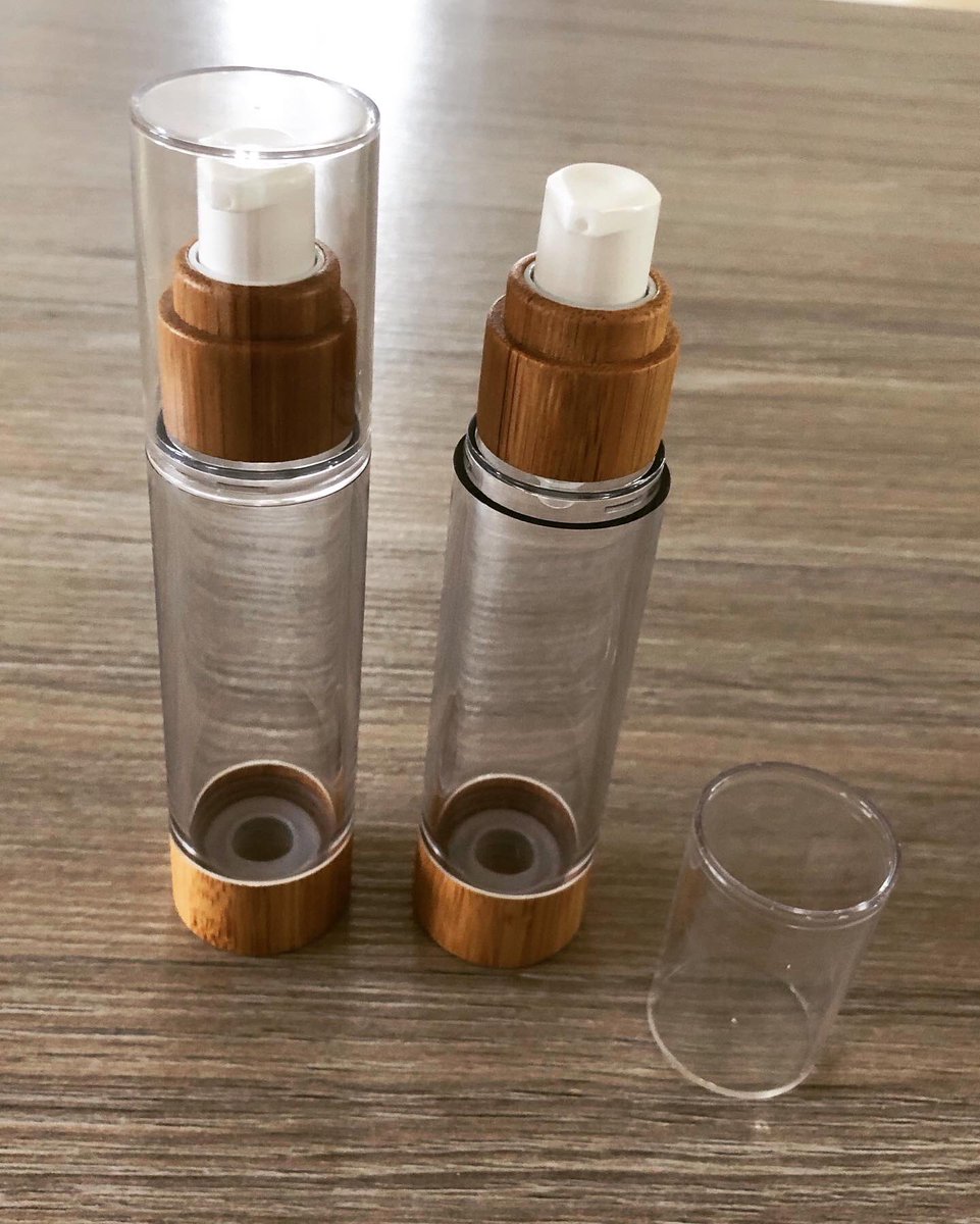PackagingDelta's tweet image. Check out these great looking bamboo #airlesspump #serums