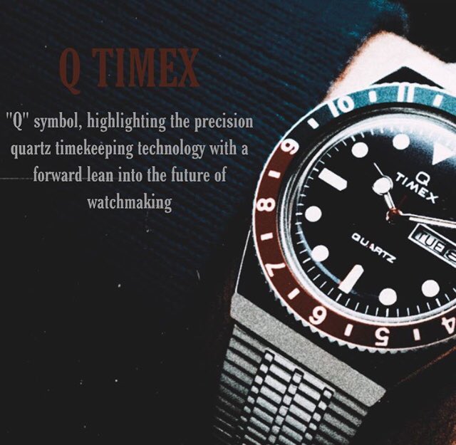 LimitatoAE's tweet photo. The reissue of Q #Timex series Q Timex 1970s 38mm Stainless steel bracelet watch red/blue #limitato https://t.co/oTzibfXLpr