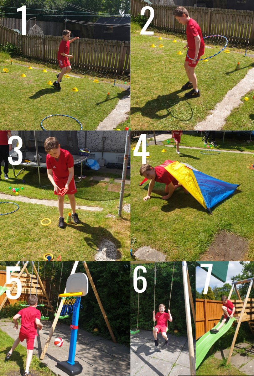 LynnD91's tweet photo. @St_BarbarasPS Liam and his brother Riley had a great virtual sports day today 🏃‍♂️⛹️‍♂️ here is their obstacle course and a few other activities they took part in 💪🏽👏🏽 https://t.co/X7mhhqswPb
