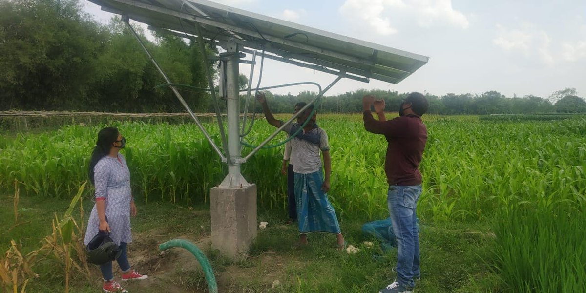 The world has stopped but not rural India, our #farmers carry on with hope, and assisting them for better yield in the coming period, FXBIS, in two villages of #Darrang helped install 4 #solarirrigation pumps that will serve around 20 marginalized farmers'.  <a href="/HDFCBankCSR/">HDFC Bank Parivartan</a> @FXBIntl