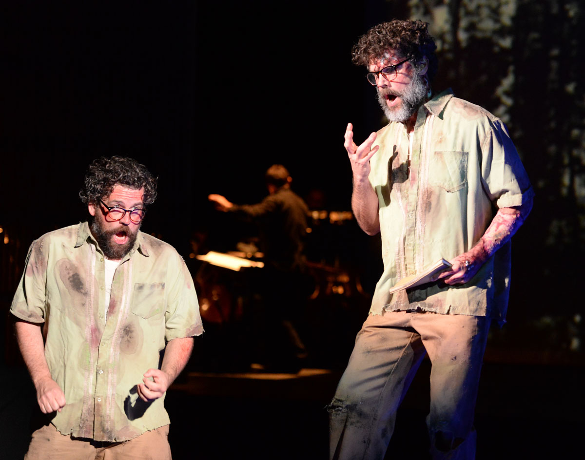 When you realize it could be months before you get another haircut.

2018, The Invention of Morel at the Beverly O'Neill Theater