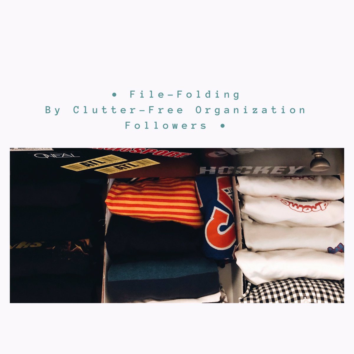 Clutter_FreeOrg's tweet photo. Two teenage boys tried file-folding for the first time 🥳
▫️
▫️
▫️
#GaylaOrganizes
#clutterfree
#conquerorclutter
#declutter
#drawerorganization #entrepreneur
#everydaypeople
#filefolding
#foldingclothes
#getorganized
#makehomeyours
#morespace
#neatspaces
#organizingsolutions https://t.co/y2oeP2Xxpj