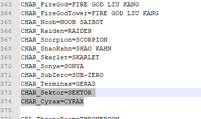 thethiny's tweet photo. Cyrax and Sektor added to Player Select Screen as well as Fire Liu Kang.
Fighter Pack 3 Returns to the files. https://t.co/4Ff7BKhjua