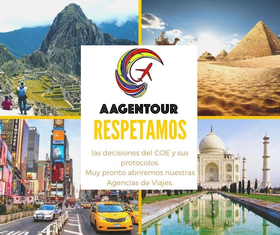 aagentourazuay1's tweet photo. Conforme exige la ley, aperturaremos nuestras agencias de viajes, cumpliendo el protocolo establecido. Pedimos a todos nuestros socios empezar a realizar las adecuaciones y presentarlas a las autoridades por los medios establecidos.@Juanpapro @edrocabrera https://t.co/3aDbJY4bUG