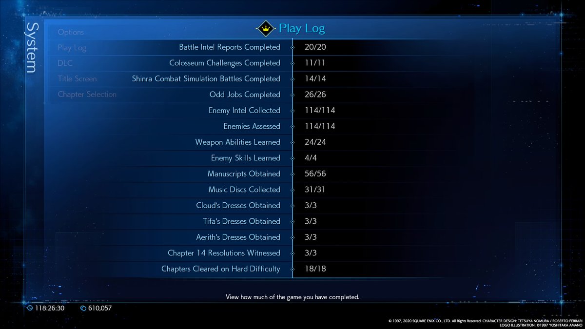 Finally got platinum trophy for 118 HRs! #FF7R #PS4share