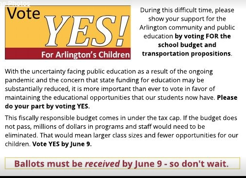 RGuillenMusic's tweet photo. The students of Arlington need YOUR help!

MUSIC &amp; other non- mandated areas such as art, sports &amp; extracurriculars could be cut if the 2020-21 budget doesn't  pass. These areas would be hit by a required $3.52 million in cuts. https://t.co/wA6ytizPTA