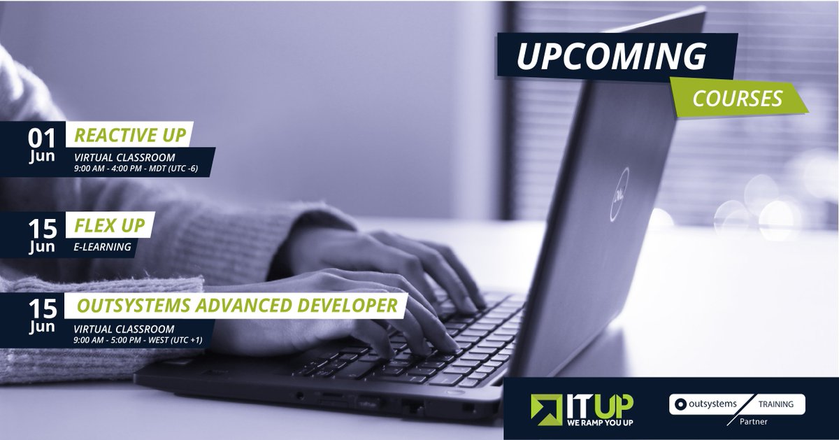 _ITUp_'s tweet image. Join us in one of our next @OutSystems courses and upskill 🚀 your career.

Visit our agenda for more dates and courses: itup.pt/agenda/

#ITUp #WeRampYouUp #OutSystemsTraining