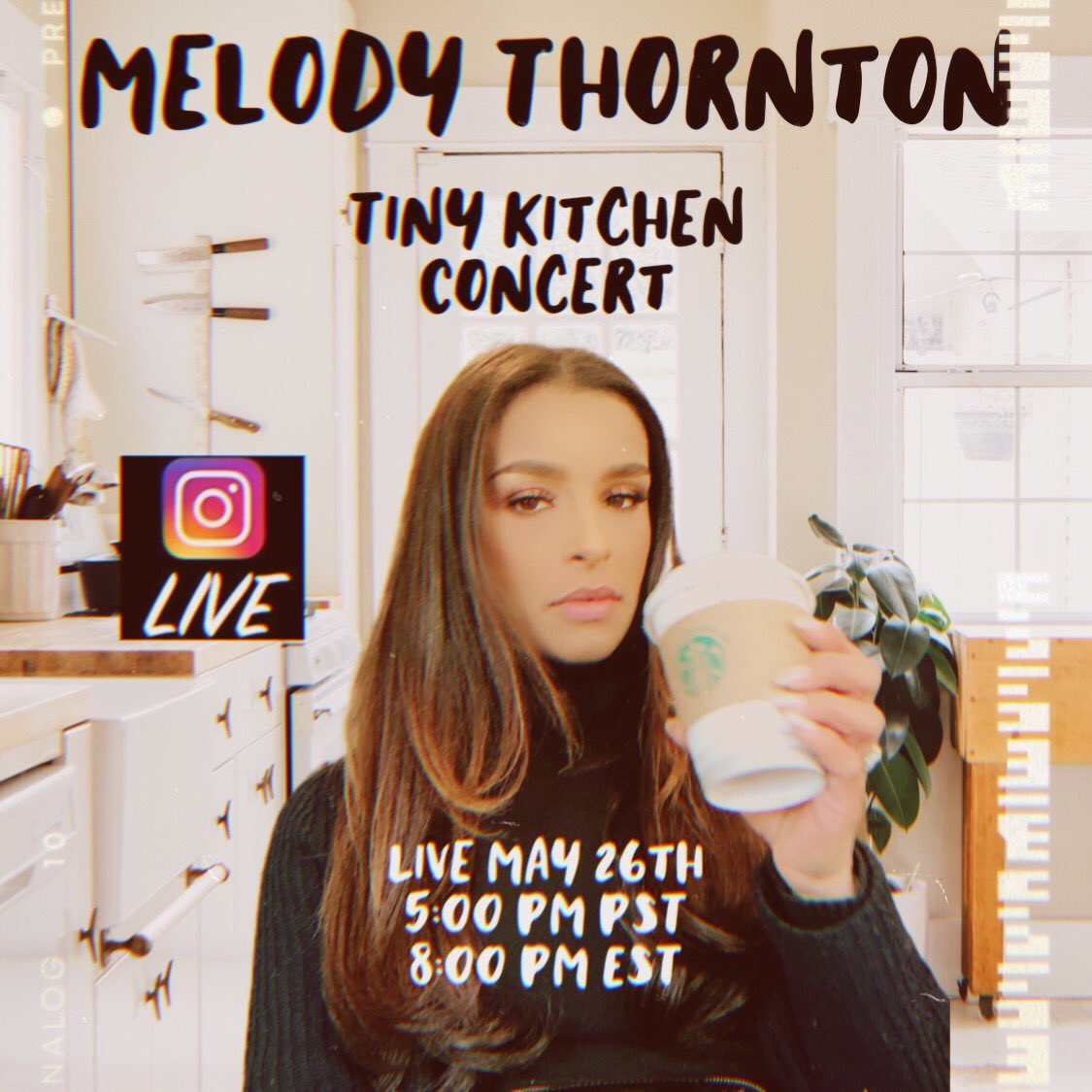 MelodyThornton's tweet photo. Trying out an all new time for #TinyKitchenConcert today! Still on #Motown and #Jackson5 5pm PST and 8pm EST wooo 🥳 https://t.co/Dg72XuG4jL