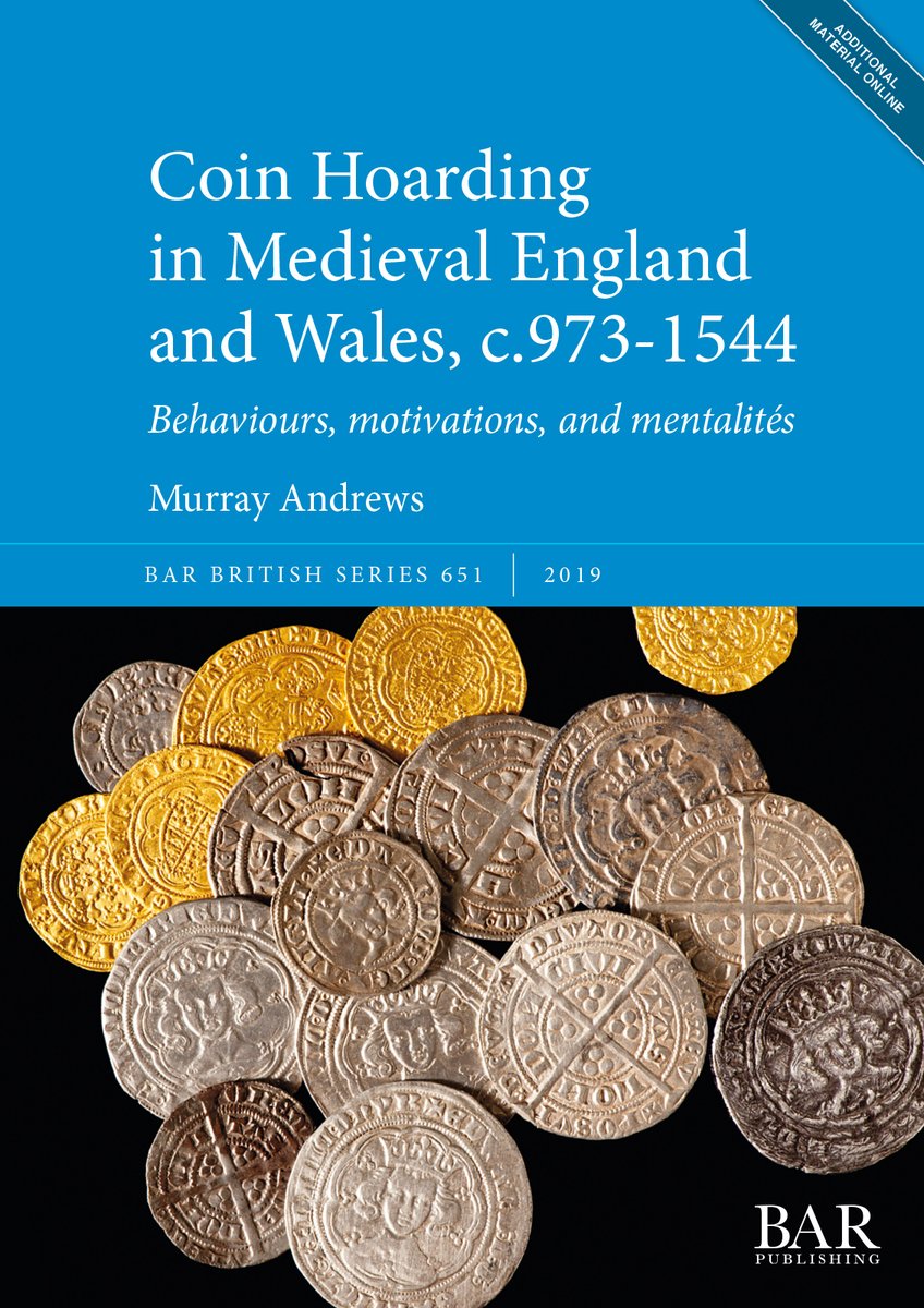 Cheers for sticking with me  #NumisChat ! And mandatory plug - read more about these and other interesting hoards in my new book, available from  @BAR_Publishing at  https://www.barpublishing.com/coin-hoarding-in-medieval-england-and-wales-c.973-1544.html