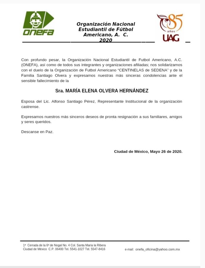 ONEFA Oficial tweet media