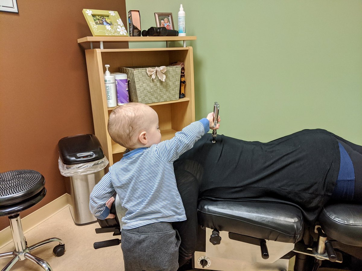 WholeFamilyCary's tweet photo. Monday afternoon cuteness alert!! 🚨 🚨 🚨
Check out this handsome little #chirokid helping Dr. McGuire adjust his mama! 😍
#chiropractic #healthyfamilies #icpa4kids https://t.co/f5f5Y7O7sI