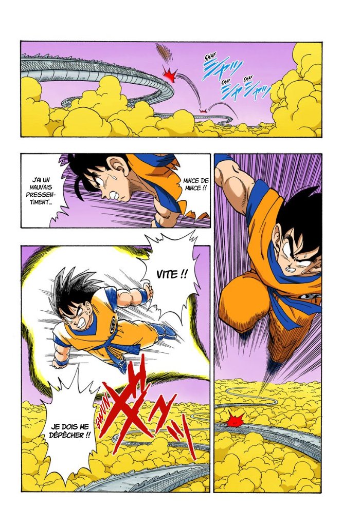 Ça ne s'applique pas qu'aux combats! Sous la plume de Toriyama, Goku à tendance à réfléchir tout haut dans n'importe quels types de situations.Un détail auquel on ne prête évidemment pas attention, mais qui est très caractéristique du perso.EST-CE LE CAS DANS LE MANGA DBS ??