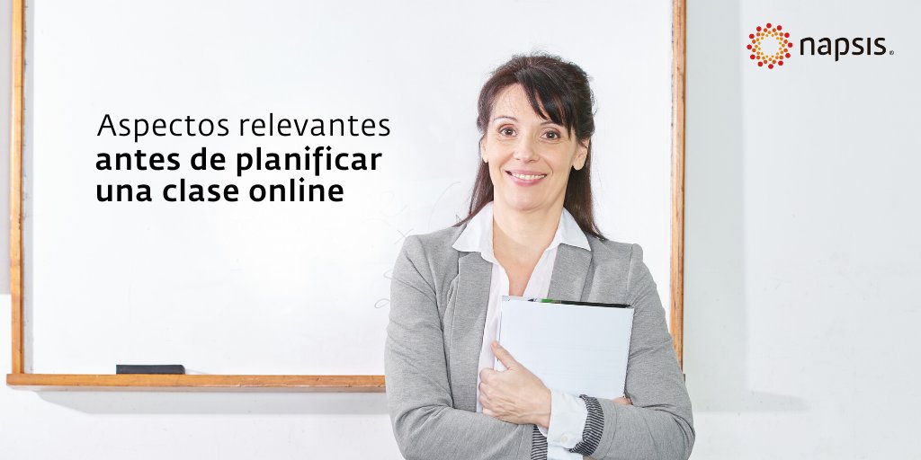 NapsisChile's tweet photo. ¿Qué considerar antes de planificar una clase online?
Aquí compartimos una serie de actividades previas a la planificación: https://t.co/BYFxSOpBwV https://t.co/MSNqiYmKjN