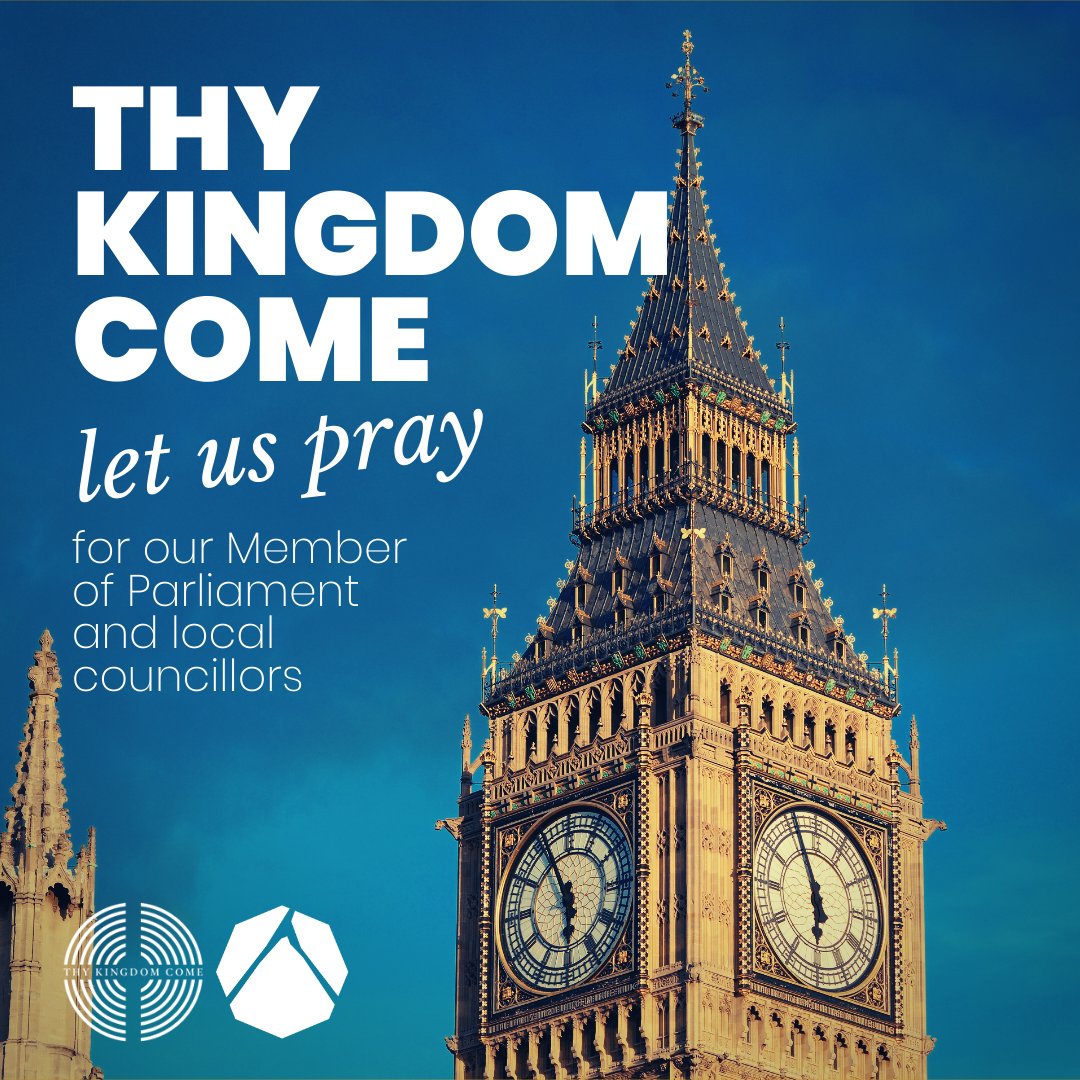 Let us pray for our Member of Parliament and local councillors

We're joining with the Thy Kingdom Come global movement 21st-31st May. Join us daily as we post and pray for something specific for our local community at 7am and 7pm. ⁠
⁠
#pray #thykingdomcome #ukchurch