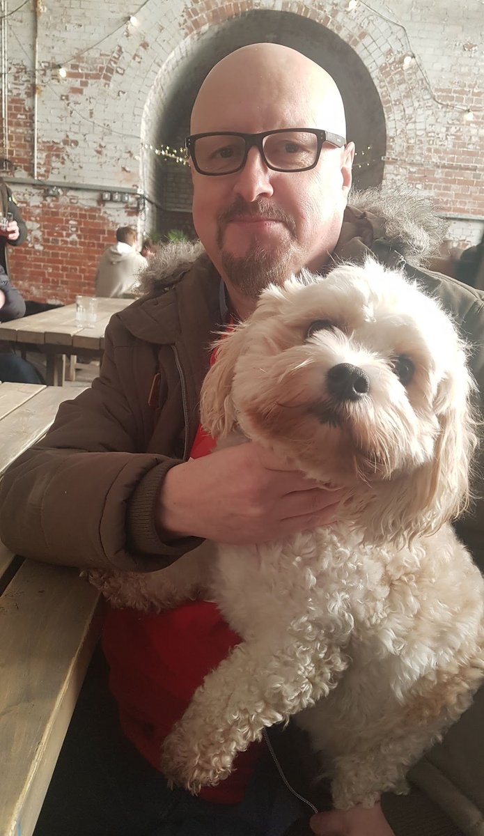 Next  #AFriendaDay is  @JoxSocial. I've known Jock for a few years now & he's a witty bugger. A perfect person to sit next to in a pub :-)He's also in my favourite beer memory after having to lift him out of an empty hotel bath after a long day at East West fest . Lovely fella.