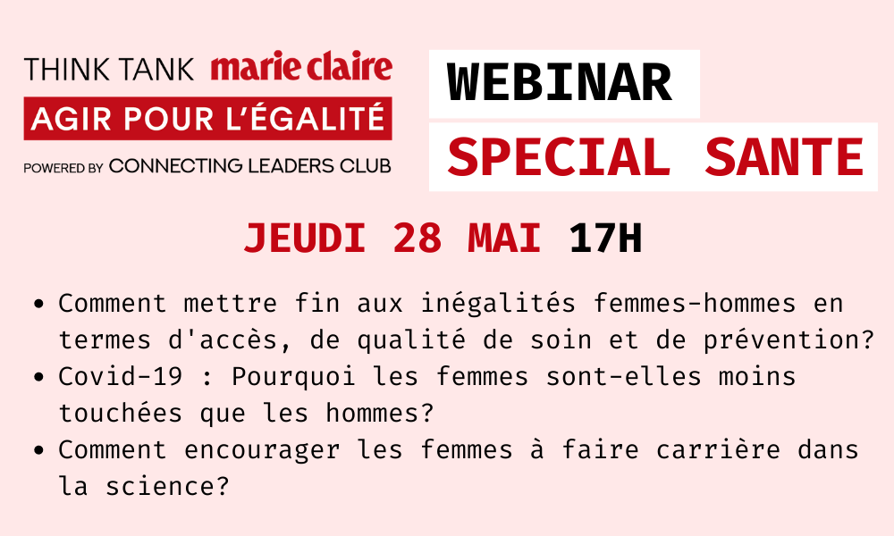 marieclaire_fr's tweet photo. On vous donne rendez-vous jeudi pour un nouveau webinar #ThinkTankMC #AgirPourlEgalite spécial santé. Inscriptions ici :  https://t.co/ED2UN2dDSk https://t.co/K4NeGqUW7p