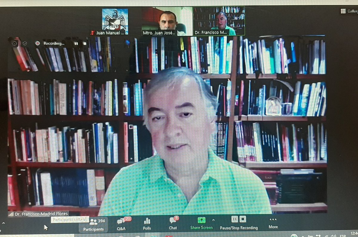 amhm_oficial's tweet photo. @fcomadrid @CicoturAnahuac Dr. Francisco Madrid durante la videoconferencia de la #amhm "Pandemia: Perspectiva Turistica" https://t.co/rHeSCU3Irf