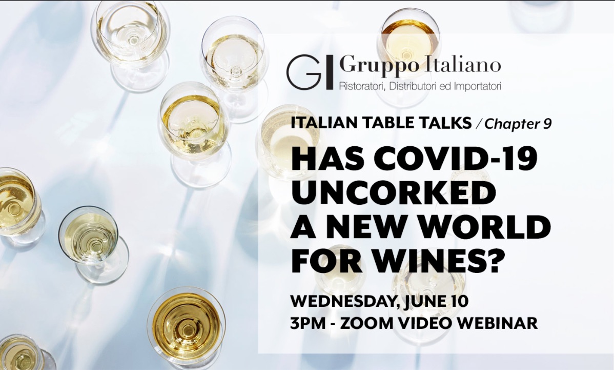 GruppoItaliano1's tweet photo. 🌎  ITALIAN TABLE TALKS Webinar / Chapter 9 - https://t.co/ndnqZogYCJ
We will explore the Covid-19 era phenomenon in the world of wines, and how it will affect wine exports from Italy to USA.
#gruppoitalianousa #italianwines #covid-19 #italiantabletalks https://t.co/yCU01FlGHS
