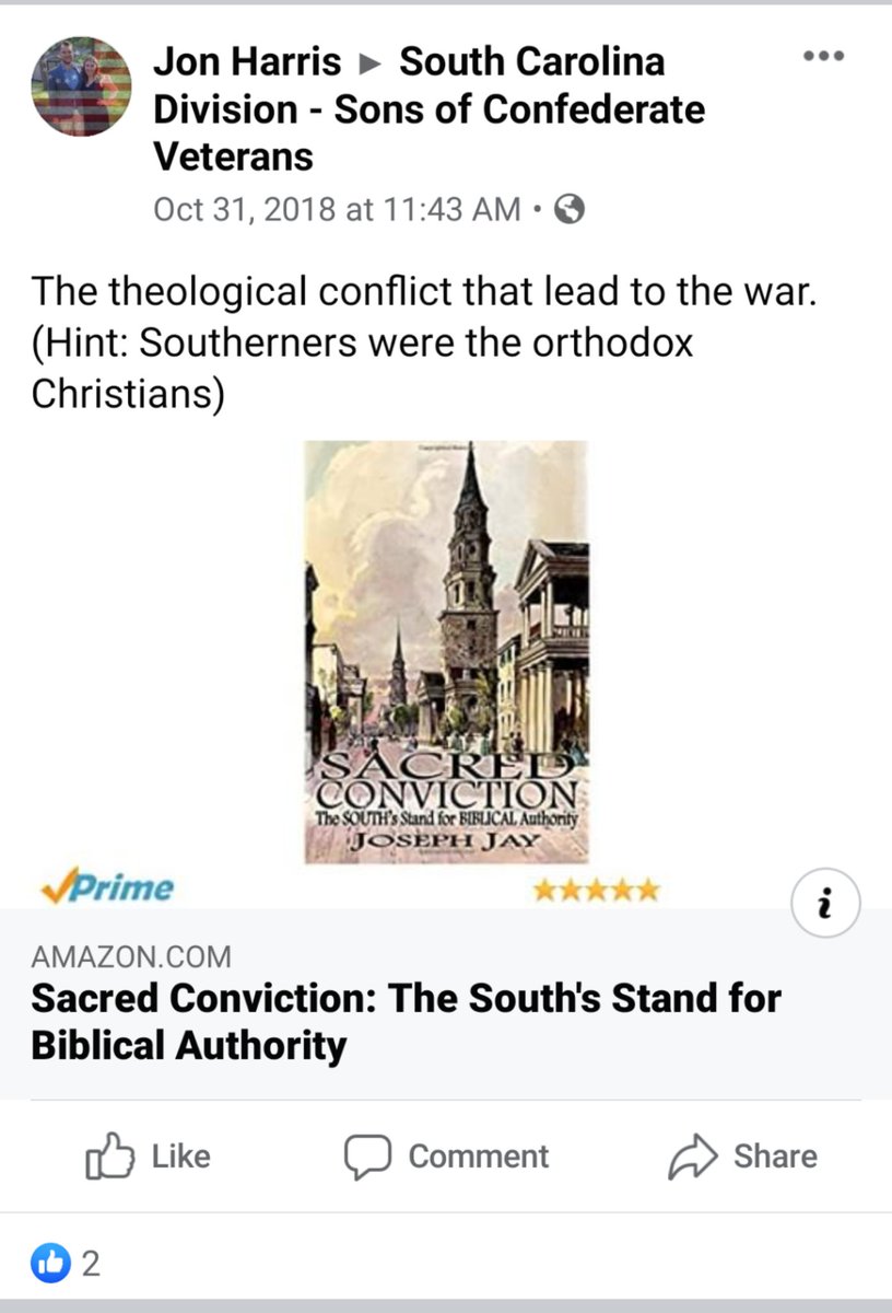 8/ Harris also shared this book with another Confederate group on Facebook (second picture just give a flavor of the group):