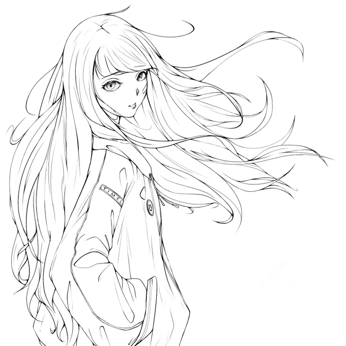 เป็น fanart ที่ไปคนละแนวกับ origina เลย🙃🙃🙃
▫️Fanart : TimeLie 
▪️sketch
▫️
▪️
▫️
▪️#timelie #game #fanart #anime #manga #illustration #sketch #girl #animeart #time #lie #cool #drawing #digitalart #art #ibispaintx #mangaart #kuroij 