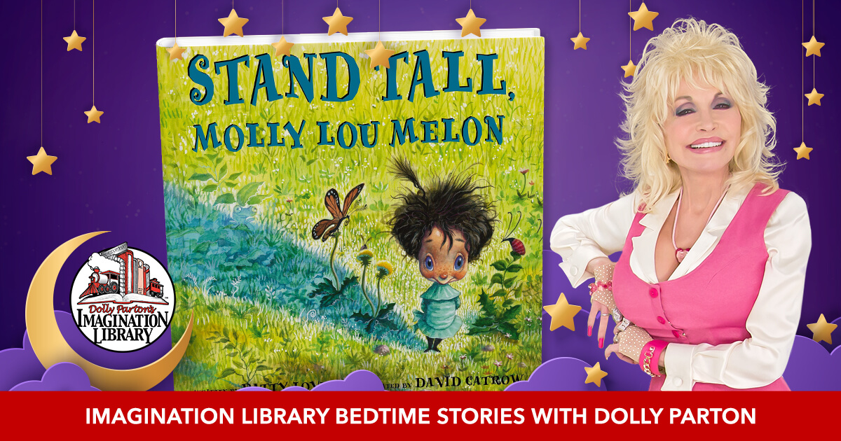dollyslibrary's tweet photo. Are you planning to watch this week's episode of "Goodnight With Dolly?" Watch @DollyParton on May 28 at 7 PM Eastern when she reads "Stand Tall, Molly Lou Melon" by Patty Lovell! #ReadWithMe #GoodnightWithDolly https://t.co/mUR4uMRKcV