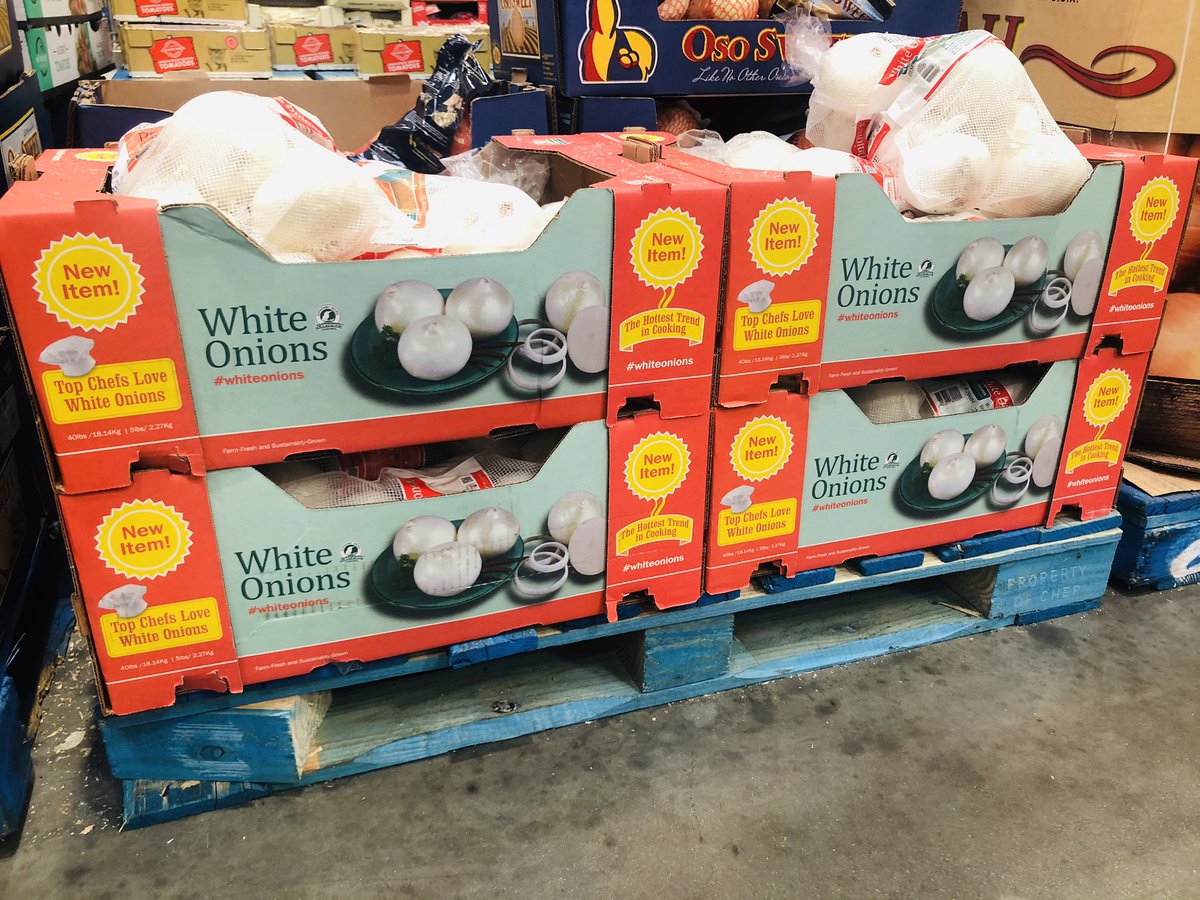 WarrenPackaging's tweet image. Came across some of our digitally printed boxes at Costco over the weekend. White onions, anyone? @periandsons 
•
•
#fresh #farmfresh #onions #costco