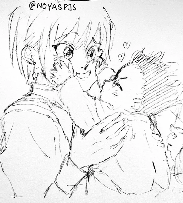 ???? – today as a palate cleanser for ytd's angst i humbly offer u a sketch of leorio and kurapika holding baby kurapika and baby leorio ? ✨

#Leopikaweek2020 
#Leopikaweek2020 