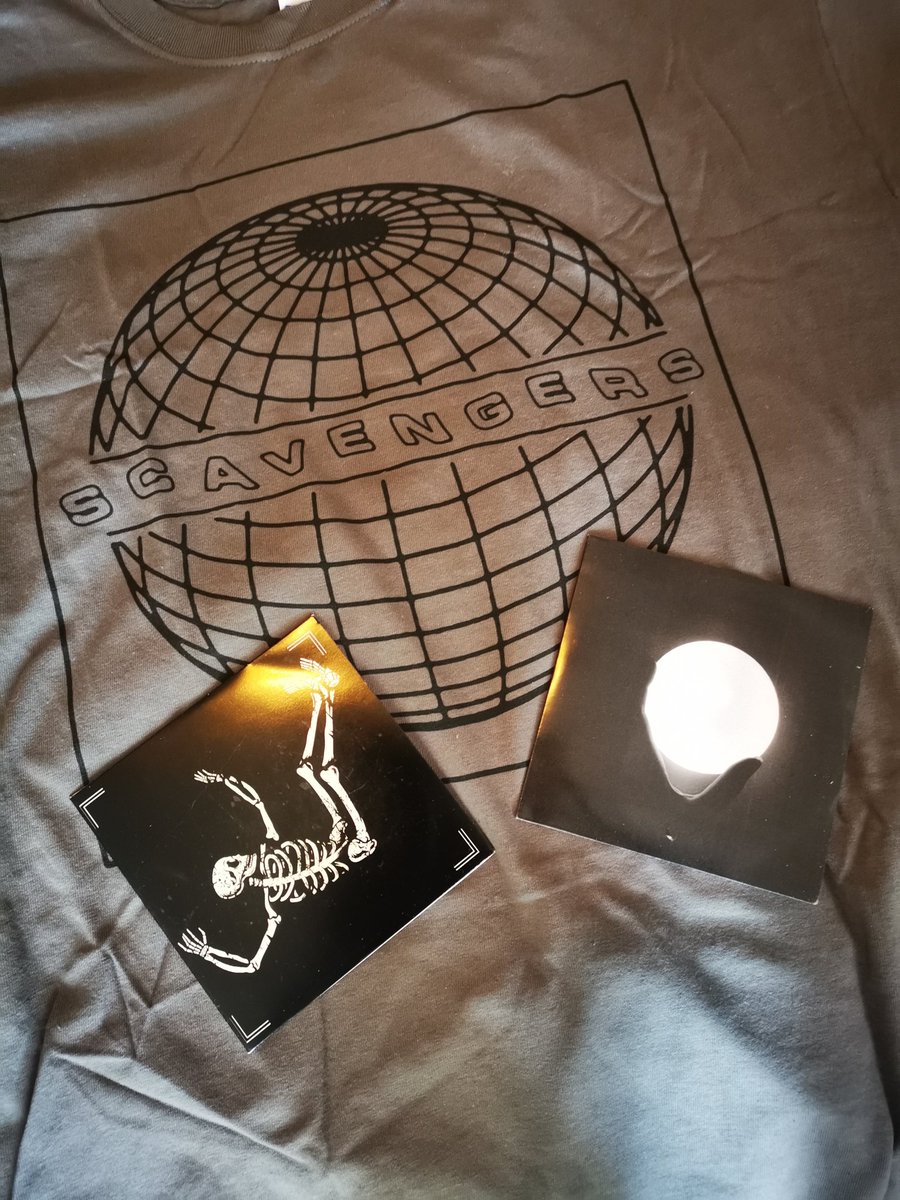 Not only are <a href="/ScavengersUK/">Scavengers</a> making top-notch tunes but they are also top-notch lads.

I ordered their EP on a whim because <a href="/MarekSaidHi/">marek</a> seemed like a good dude and I wanted to support and not only did they toss in their first EP for free but a free shirt to boot.

Thanks boys!