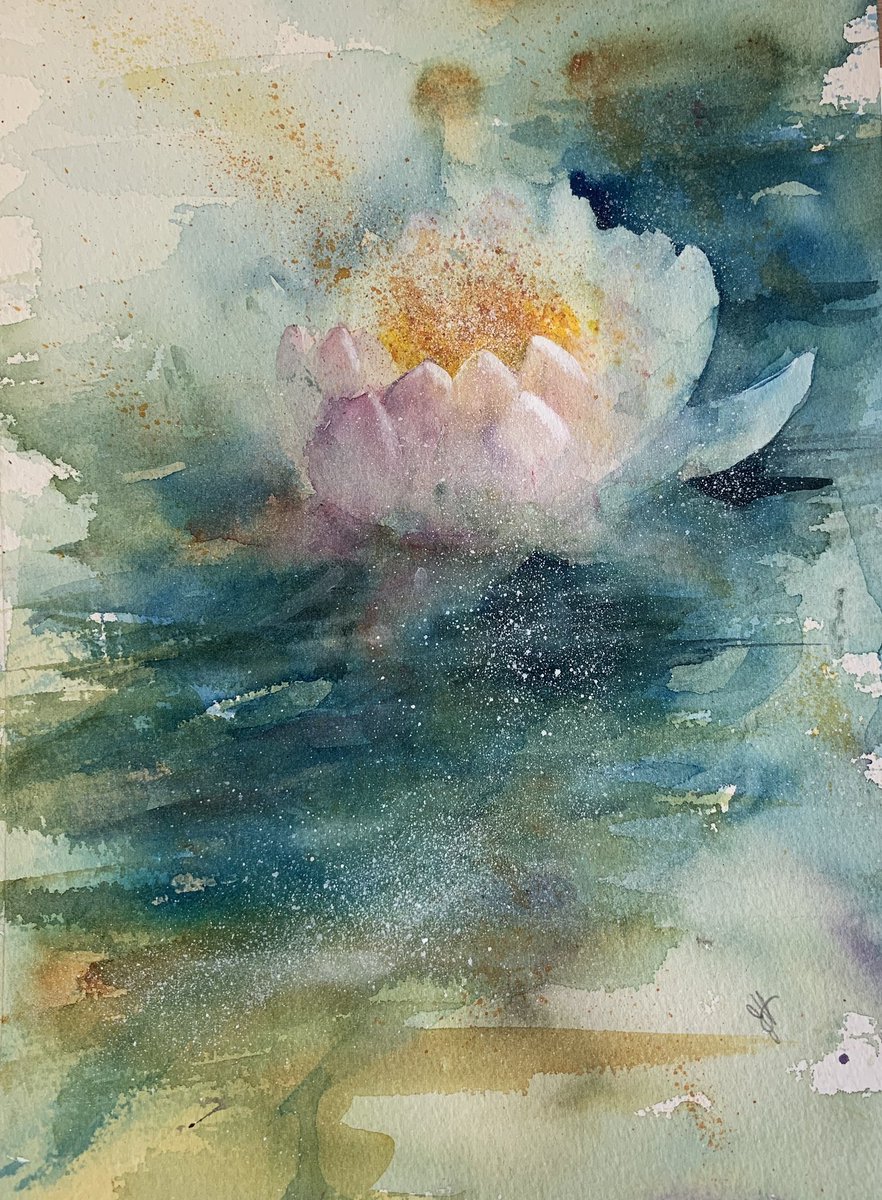“Tranquility” New gallery collection. 
Size 38 x 28 cms. 
Watercolour 
<a href="/StCuthbertsMill/">St Cuthberts Mill</a> @artpublishing <a href="/PremiumArtBrand/">PremiumArtBrands</a> <a href="/DANIELSMITH_ART/">DS Art Supplies</a> 
#art #gallery #monet