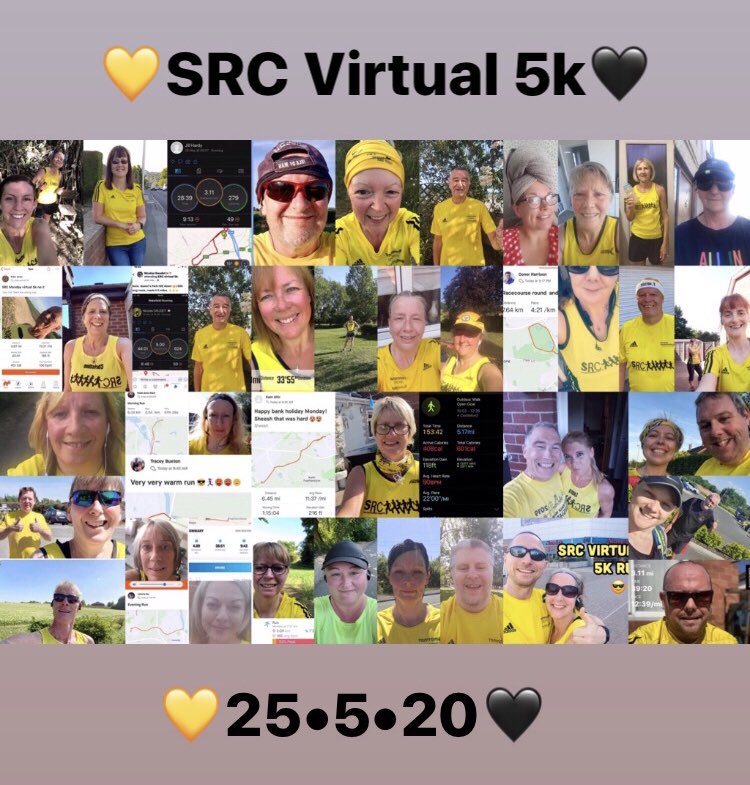 SRC_Castleford's tweet photo. 💛🖤 Yellow Army 💛🖤

Bank holiday fun ~ was fabulous to see so many taking part in yesterday’s virtual 5k! Lots of yellow in this weeks collage! ⭐️

🌈 Did you join us? If not why not join in next Monday  ~ Virtual 5k ~ All welcome 🌈

See events on Facebook for more info! https://t.co/7iDKSW21Ye