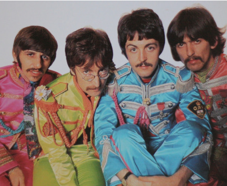 sgt pepper isnt about creating a new band at all, it is about reviving an old one