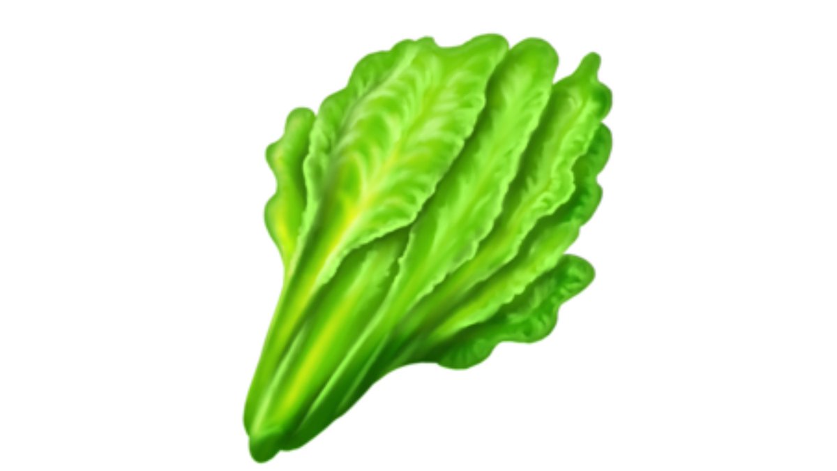 EMOJIPEDIA 8/10This lettuce is so rich that she has literal gout She’s beautiful but will be killed in the revolution