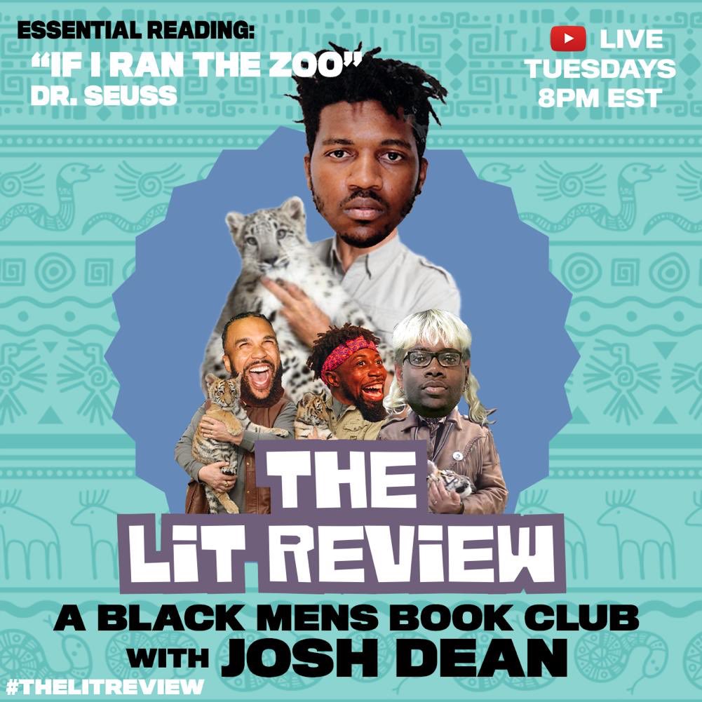 Tonight join @Jidenna, @nanakwabena, @yusufyuie + their special guest, @jrd for an all-new episode of The @LitReviewLive! Catch them this evening at 8PM EST on YouTube Live!