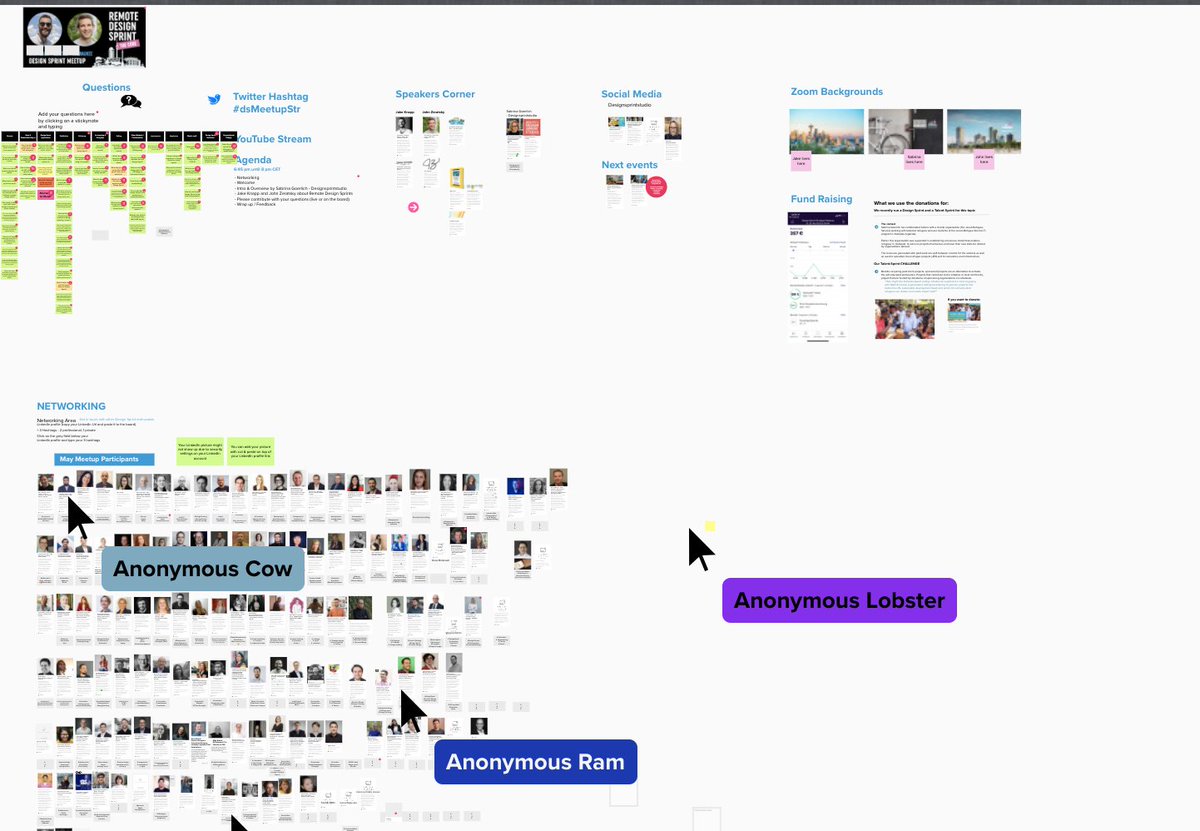 Great insights on #designsprints from <a href="/jakek/">Jake Knapp</a> and <a href="/jazer/">John Zeratsky</a> in today's remote #dsMeetupStr with more than 200 people! Thanks for organizing and facilitating, <a href="/SabrinaGoerlich/">SabrinaGoerlich.eth 🟣</a>