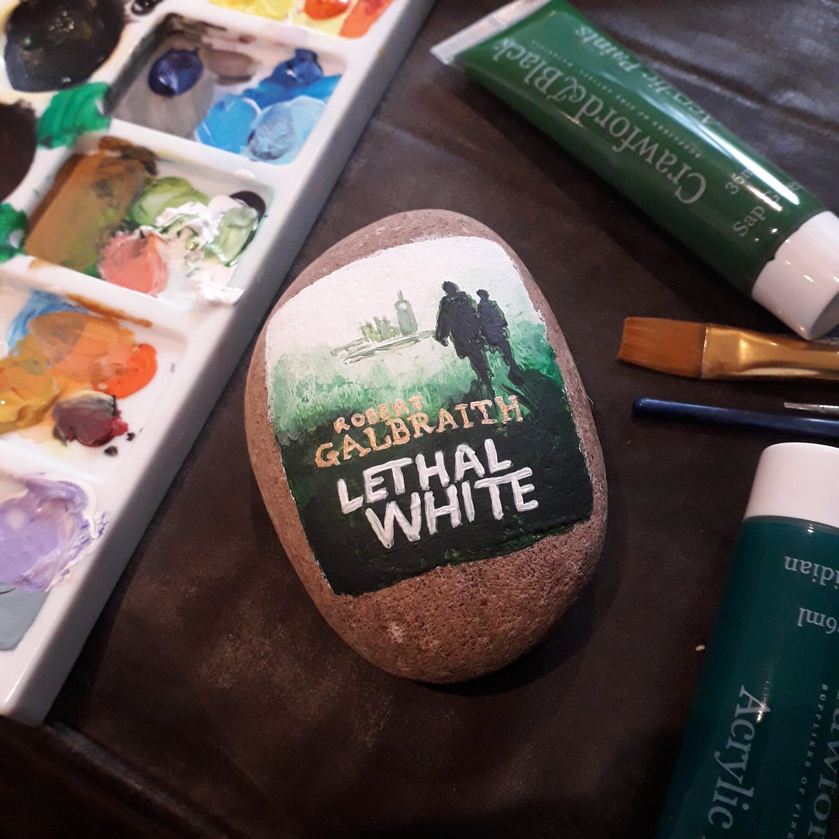 Lethal White by  @RGalbraith on a rock