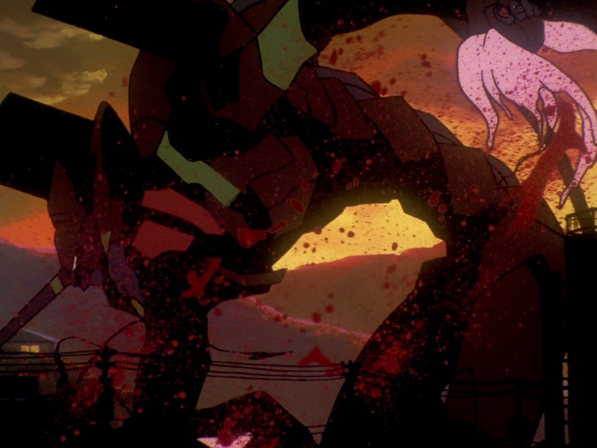 asuka& #39;s abrasiveness betrays an unsoothable wound, while rei& #39;s calmness, and, in asuka& #39;s words, denseness, betrays a repressed rage. ritsuko explains the dummy plug is not a "true" imitation, but i sense rei& #39;s fear+understand her anger. (note the dummy plug are asuka& #39;s colors.)