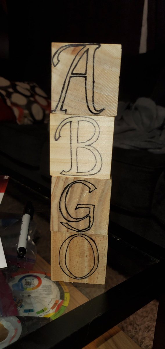 runyon_brianna's tweet photo. I'm pretty stoked with how these are looking. 😁 #abcblocks #art https://t.co/81BesRLJXg