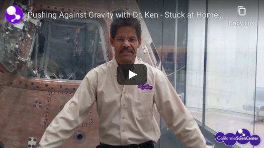 casciencecenter's tweet photo. 🚀Ever wondered what it takes to lift off? 🚀Explore the force that is keeping you grounded in this new #StuckatHomeScienceActivity. Both video and activity instructions are available at https://t.co/EZxKHJwJUm. #AirandSpace #SpaceRules #Gravity https://t.co/Sb86M58wkb