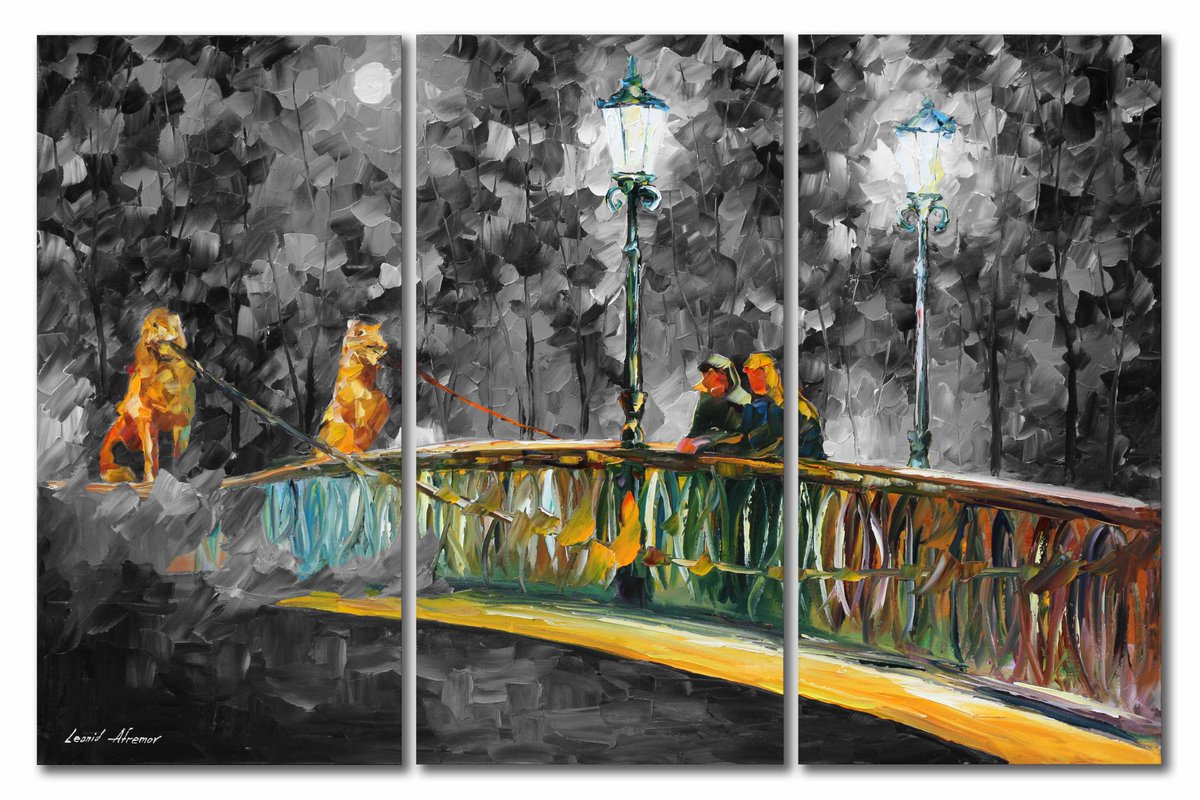 rubybrigg's tweet image. Date On The Bridge - Set Of 3 by Leonid Afremov deviantart.com/leonidafremov/…