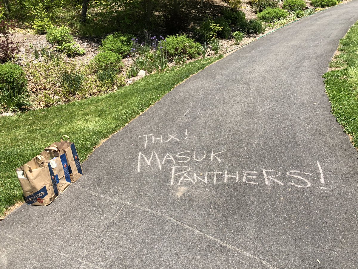 Had a lot of fun gathering food for our local food pantry this past week, thank you to the 50 or so families that helped us donate and thank you to <a href="/MasukPrincipal/">Jacob Greenwood, EdD</a> for allowing our team to do something great for Monroe. Special shoutout to my boys for helping out. <a href="/MasukFB/">Masuk Football</a>